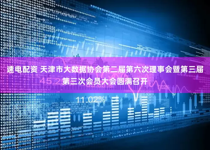 速电配资 天津市大数据协会第二届第六次理事会暨第三届第三次会员大会圆满召开